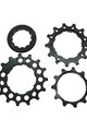 SRAM καλάθια κασετών - REPLACEABLE COGS PG-1210/1230 11T-13T-15T - μαύρο