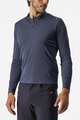 CASTELLI μακρυμάνικα μπλουζάκια - TECH 2 HENLEY - μπλε