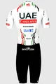 PISSEI Ολόσωμες φόρμες - UAE TEAM EMIRATES 2024 - λευκό/μαύρο