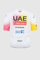 PISSEI κοντομάνικες φανέλα - UAE TEAM EMIRATES REPLICA - GIRO + TOUR 24 - λευκό/ροζ/κίτρινο